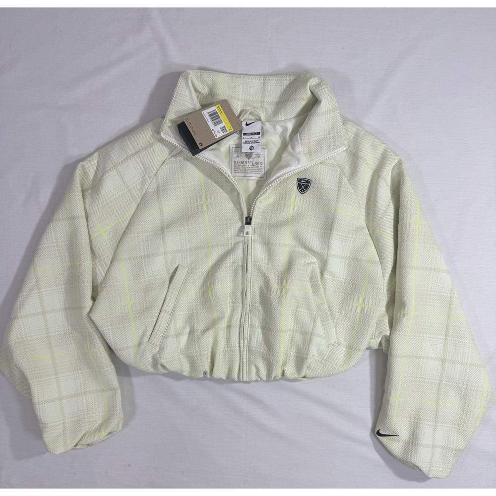 NIKE Tartan Women's GOLF JACKET Loose Fit Size Small NEW WITH TAG Sporty Casual